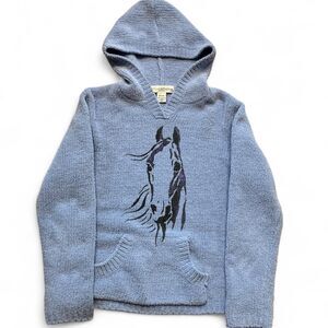 American-vintage Women's Blue and Purple Hoodie